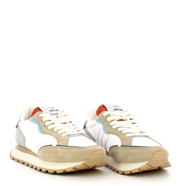 Monoway - Cheetah White Grigio Taupe Women's Sneakers - CHEETAH - WHITE_GRIGIO_TAUPE