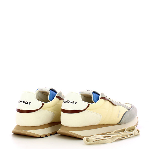 Monoway - Cheetah Crema Grigio Sneakers - CHEETAH UOMO - CREMA_GRIGIO