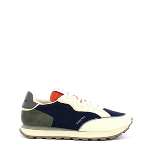 Monoway - Cheetah Navy Blu Orange Grigio Sneakers - CHEETAH UOMO - NAVY/BLU_ORANGE_GRIGIO