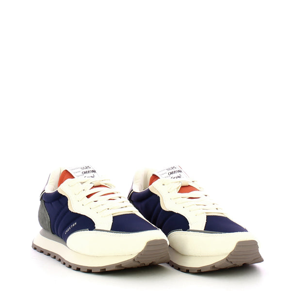 Monoway - Cheetah Navy Blu Orange Grigio Sneakers - CHEETAH UOMO - NAVY/BLU_ORANGE_GRIGIO