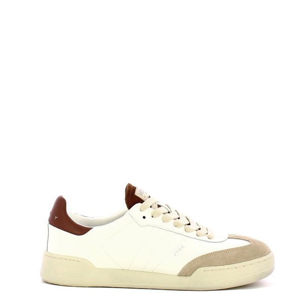 Monoway - Jiha Bianco Tan Sneakers - JIHA UOMO PELLE - BIANCO_TAN