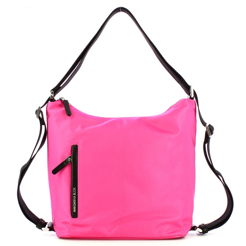 Mandarina Duck - Hunter Raspberry Rose Medium Hobo Bag/Backpack - P10VCT41 - RASPBERRY/ROSE