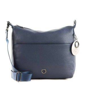 Mandarina Duck - Mellow Dress Blue leather Hobo Bag - P10FZT49 - DRESS/BLUE