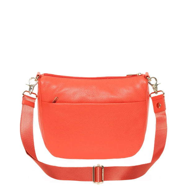 Mandarina Duck - Borsa a tracolla Media in pelle Mellow Cayenne - P10FZT79 - CAYENNE