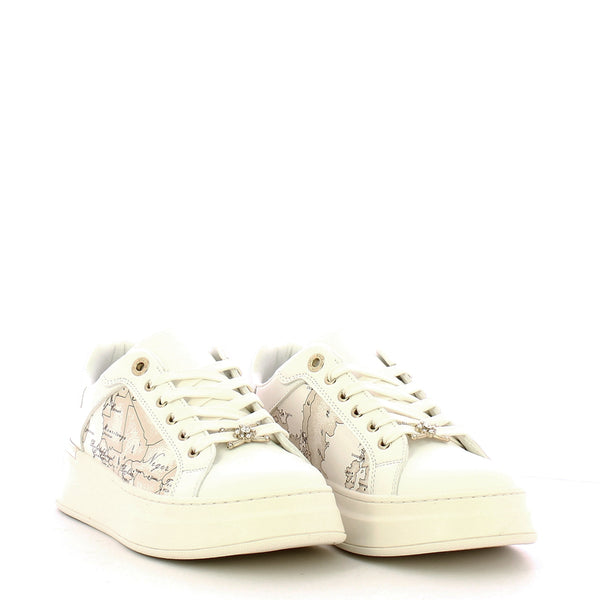 Alviero Martini 1a Classe - Sneakers Bianco Geo Latte - 21340289 - BIANCO/GEO/LATTE