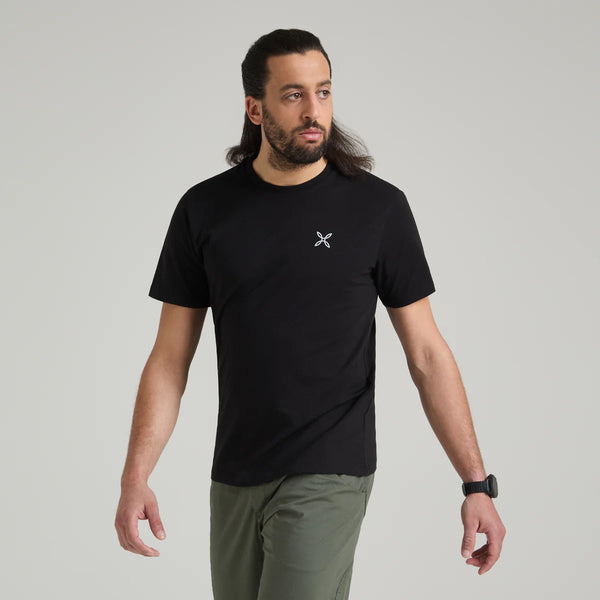 Montura - T-Shirt Basic Logo Black - MTGC42X 5028 - BLACK