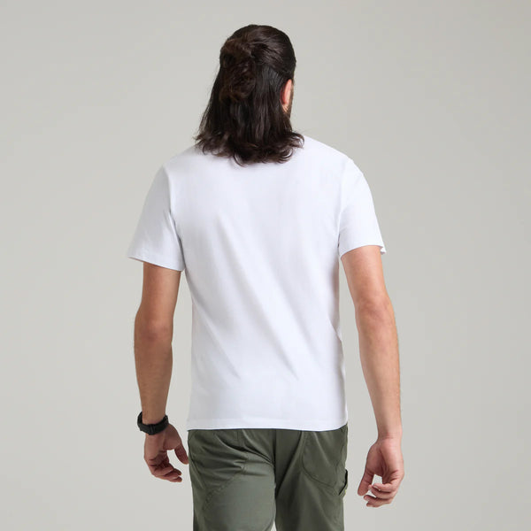 Montura - T-Shirt Basic Logo White - MTGC42X 5028 - WHITE
