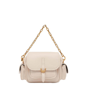 Coccinelle - Borsa a mano Campus Mini Lambskin White RFF5 | Italystation.com Shop Now at italystation.com