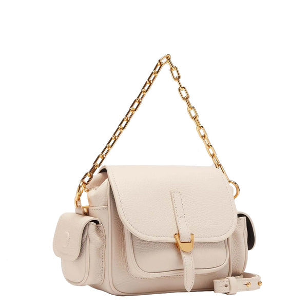 Coccinelle - Borsa a mano Campus Mini Lambskin White RFF5 | Italystation.com Shop Now at italystation.com