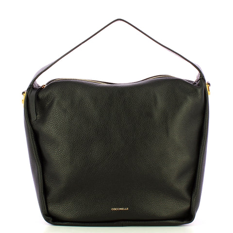 Coccinelle - Hobo Bag Oliver Noir REA130101 NOIR | Italystation.com Shop Now at italystation.com