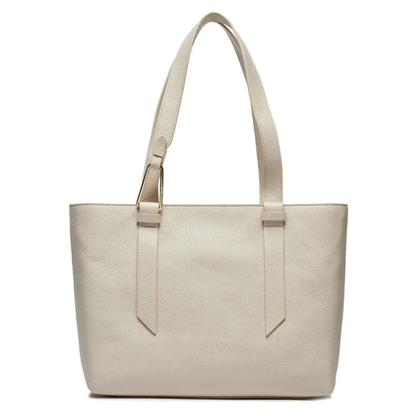 Coccinelle - Malory Lambskin White Shopper - R1K110201 - LAMBSKIN/WHITE
