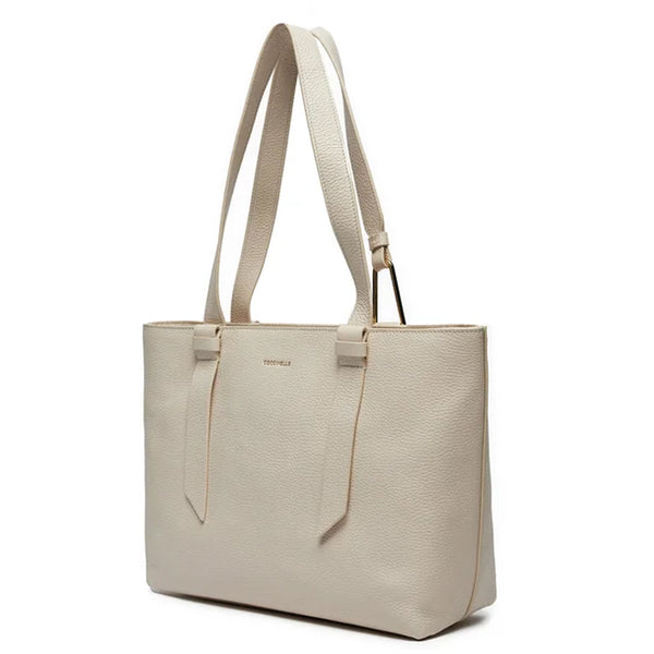 Coccinelle - Malory Lambskin White Shopper - R1K110201 - LAMBSKIN/WHITE