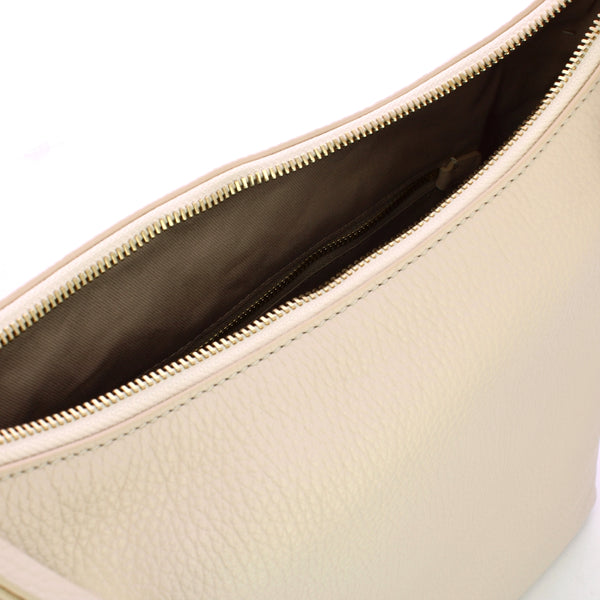 Coccinelle - Borsa a spalla Malory Lambskin White R1K1302 | Italystation.com Shop Now at italystation.com