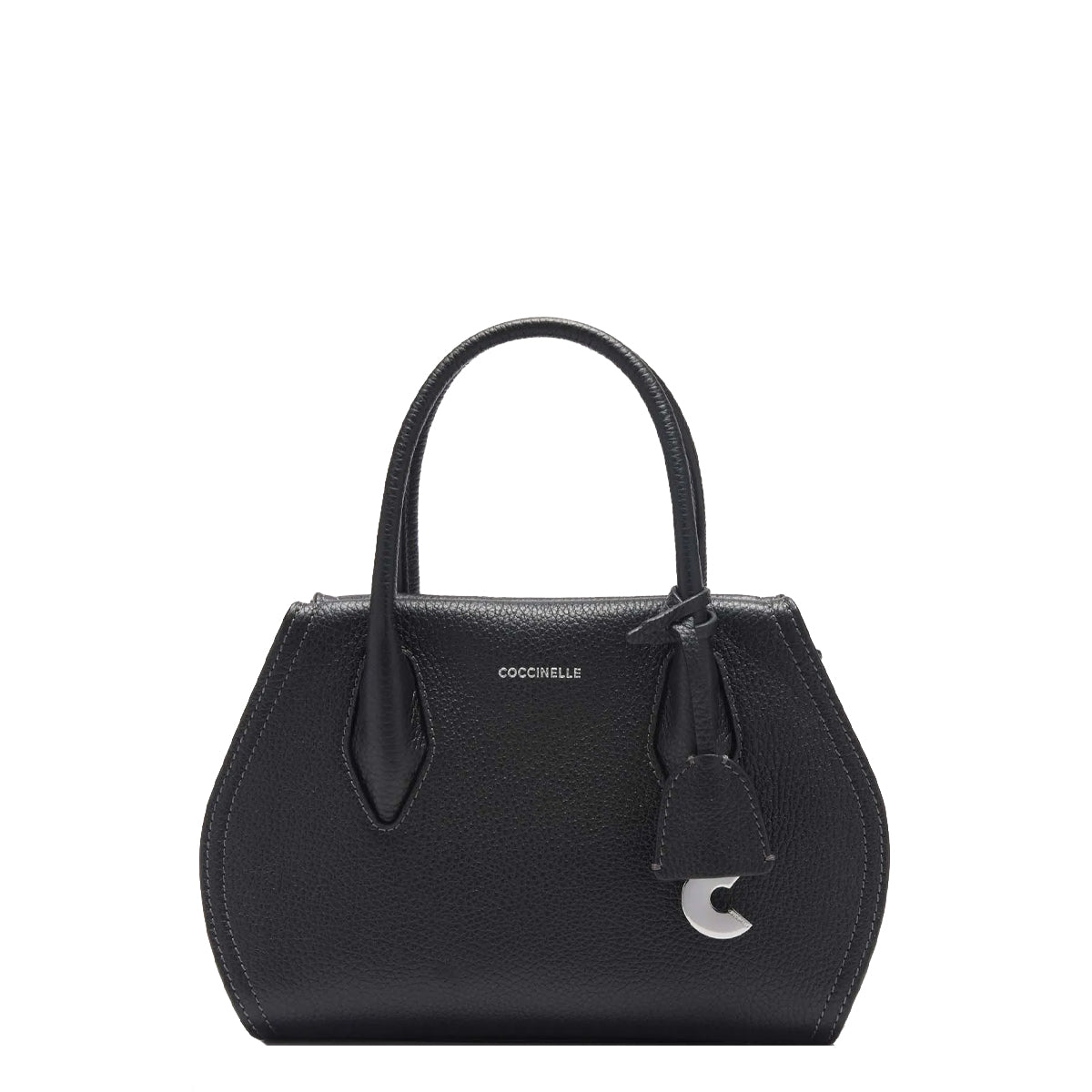 Coccinelle - Borsa a mano Lord Small Noir RBF180201 NOI | Italystation.com Shop Now at italystation.com
