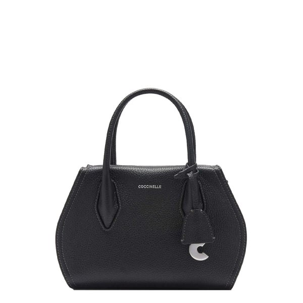Coccinelle - Borsa a mano Lord Small Noir RBF180201 NOI | Italystation.com Shop Now at italystation.com
