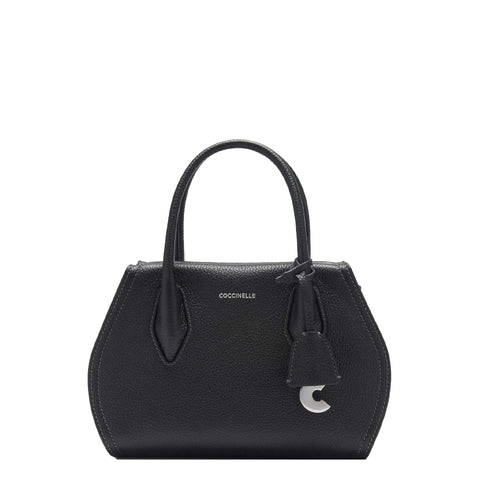 Coccinelle - Borsa a mano Lord Small Noir RBF180201 NOI | Italystation.com Shop Now at italystation.com