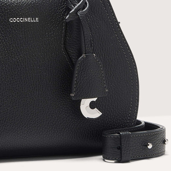 Coccinelle - Borsa a mano Lord Small Noir RBF180201 NOI | Italystation.com Shop Now at italystation.com
