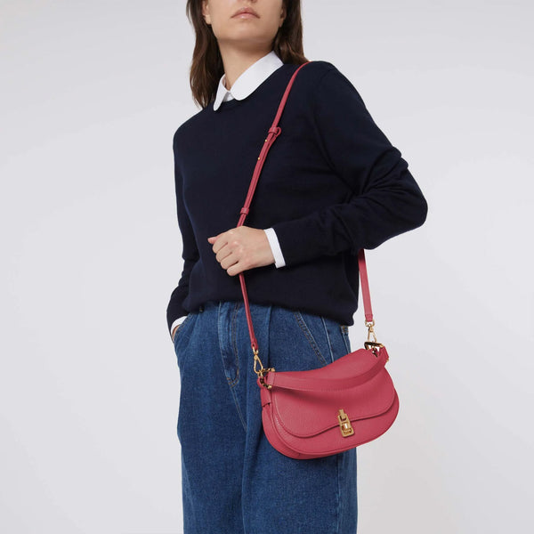 Coccinelle - Borsa a mano Magie Soft Mini Rosewood PQR580 | Italystation.com Shop Now at italystation.com