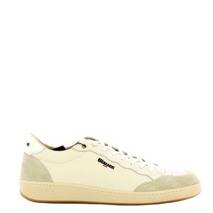 Blauer - Murray 01 suede White Beige Sneakers - S5MURRAY01/LES - WHITE/BEIGE