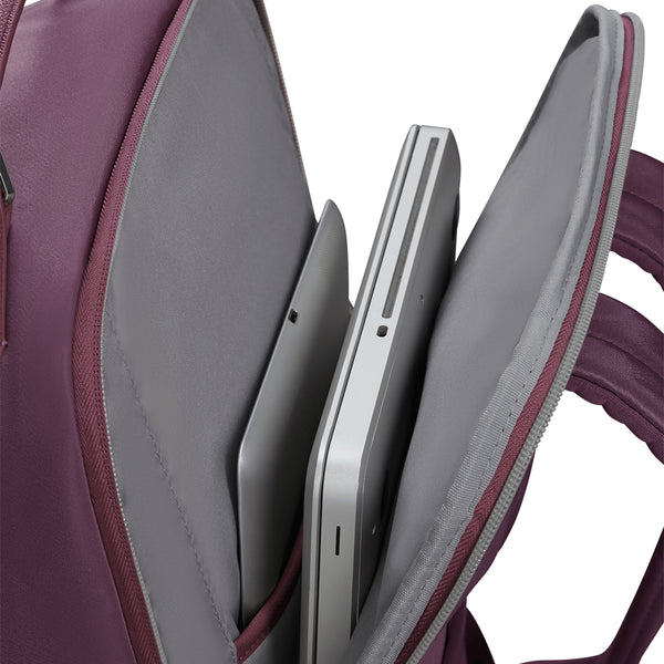 Samsonite - Karissa Evo Round 15.6" Burgundy Laptop Backpack - KP2011 - BURGUNDY