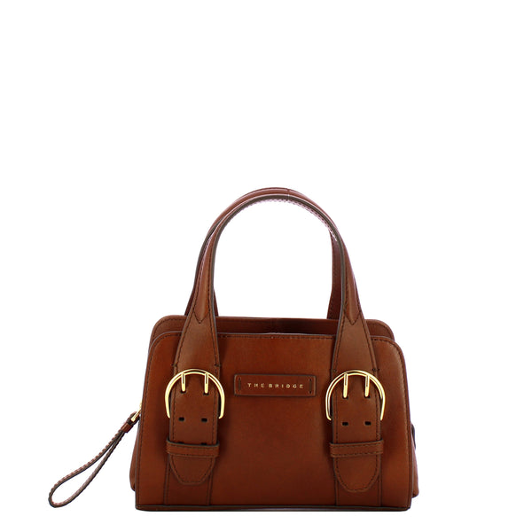 The Bridge - Elena Marrone Oro Small Handbag - 441604VR - MARRONE/14/ORO