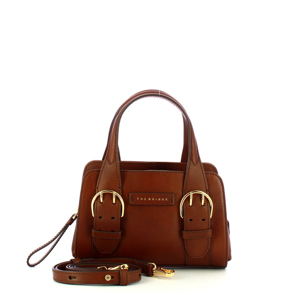 The Bridge - Elena Marrone Oro Small Handbag - 441604VR - MARRONE/14/ORO
