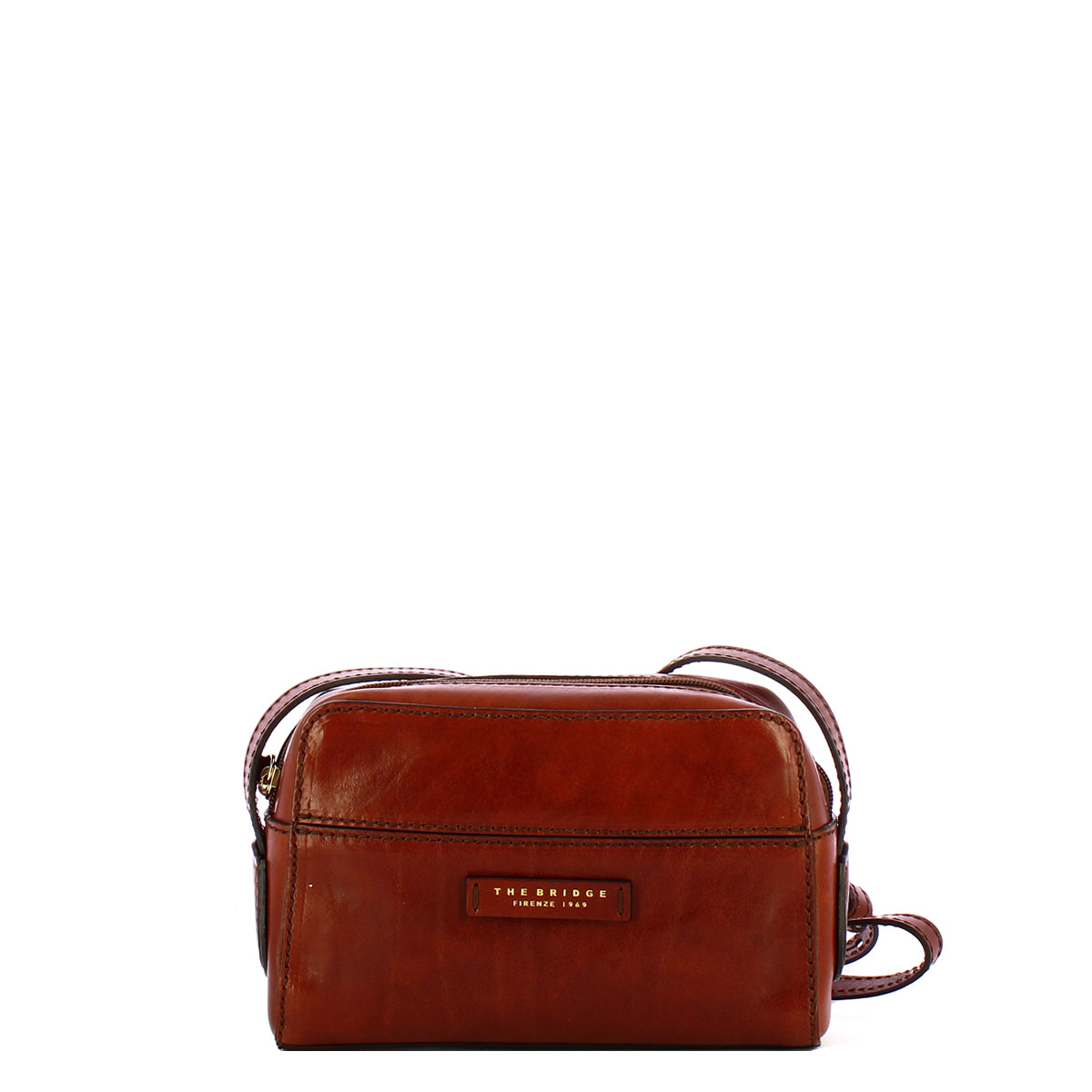 The Bridge - Elettra Marrone Oro Camera Bag - 44670501 - MARRONE/14/ORO
