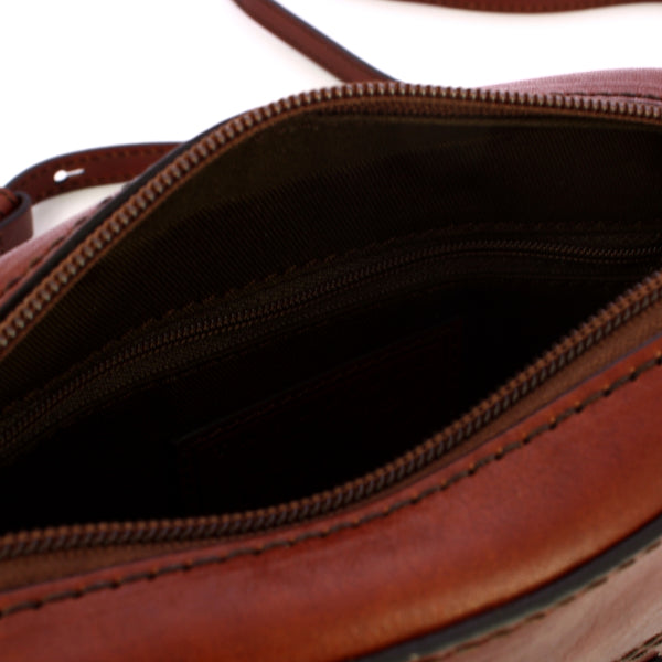 The Bridge - Elettra Marrone Oro Camera Bag - 44670501 - MARRONE/14/ORO