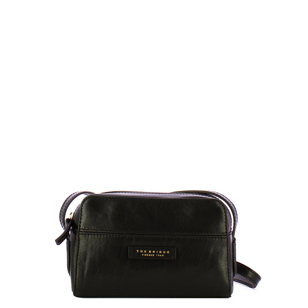 The Bridge - Elettra Nero Oro Camera Bag - 44670501 - NERO/ABB./ORO