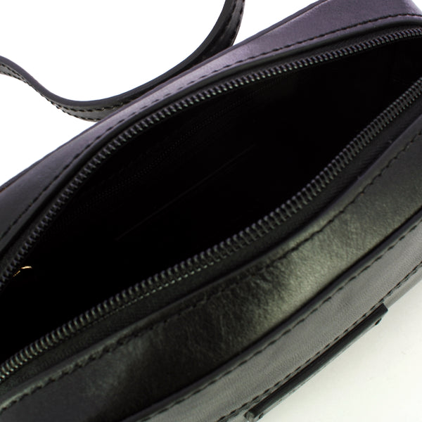 The Bridge - Elettra Nero Oro Camera Bag - 44670501 - NERO/ABB./ORO