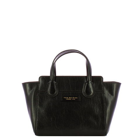 The Bridge - Elettra Nero Oro Handbag - 44673501 - NERO/ABB./ORO
