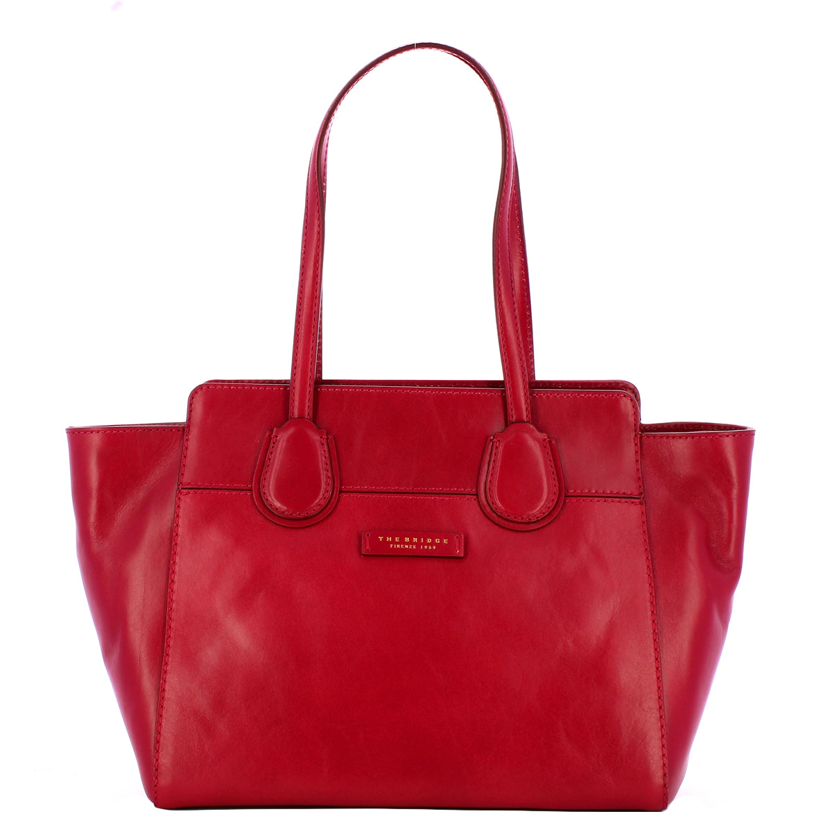 The Bridge - Elettra Berry Oro Shopping Bag - 44674501 - BERRY/ABB./ORO