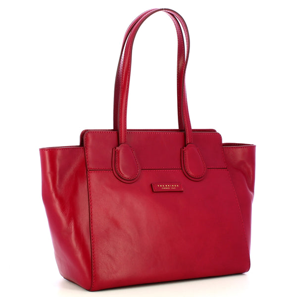 The Bridge - Elettra Berry Oro Shopping Bag - 44674501 - BERRY/ABB./ORO