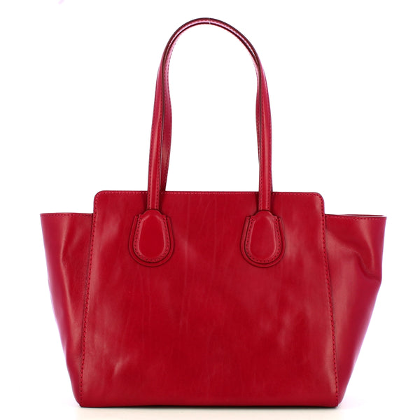 The Bridge - Elettra Berry Oro Shopping Bag - 44674501 - BERRY/ABB./ORO