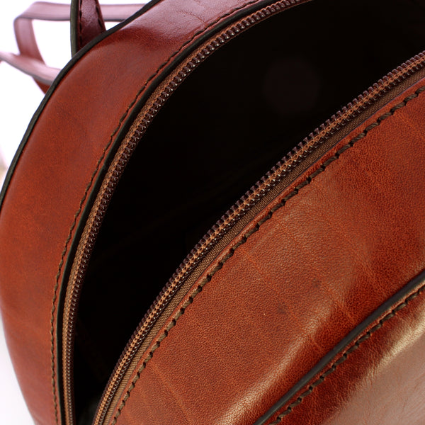The Bridge - Elettra Marrone Oro Backpack - 44678501 - MARRONE/14/ORO