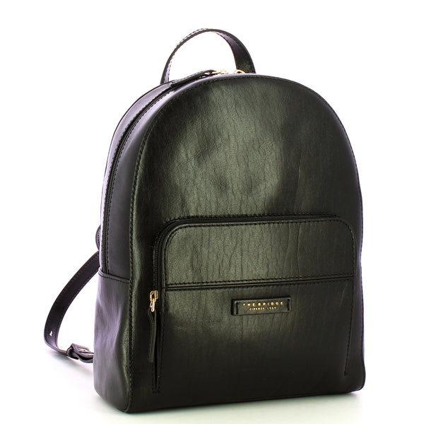The Bridge - Elettra Nero Oro Backpack - 44678501 - NERO/ABB./ORO