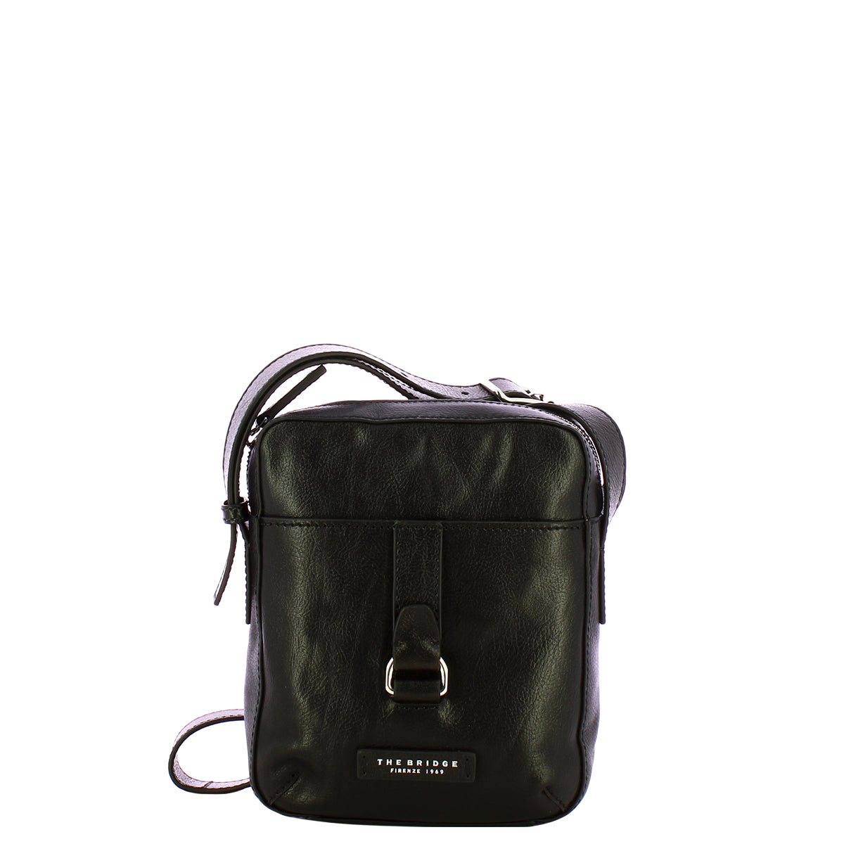 The Bridge - Cesare Nero Crossbody Bag - 451525D9 - NERO/ABB./PALLADIO/O/NICKEL