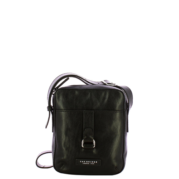 The Bridge - Cesare Nero Crossbody Bag - 451525D9 - NERO/ABB./PALLADIO/O/NICKEL
