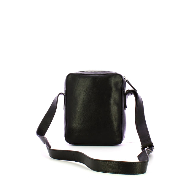 The Bridge - Cesare Nero Crossbody Bag - 451525D9 - NERO/ABB./PALLADIO/O/NICKEL