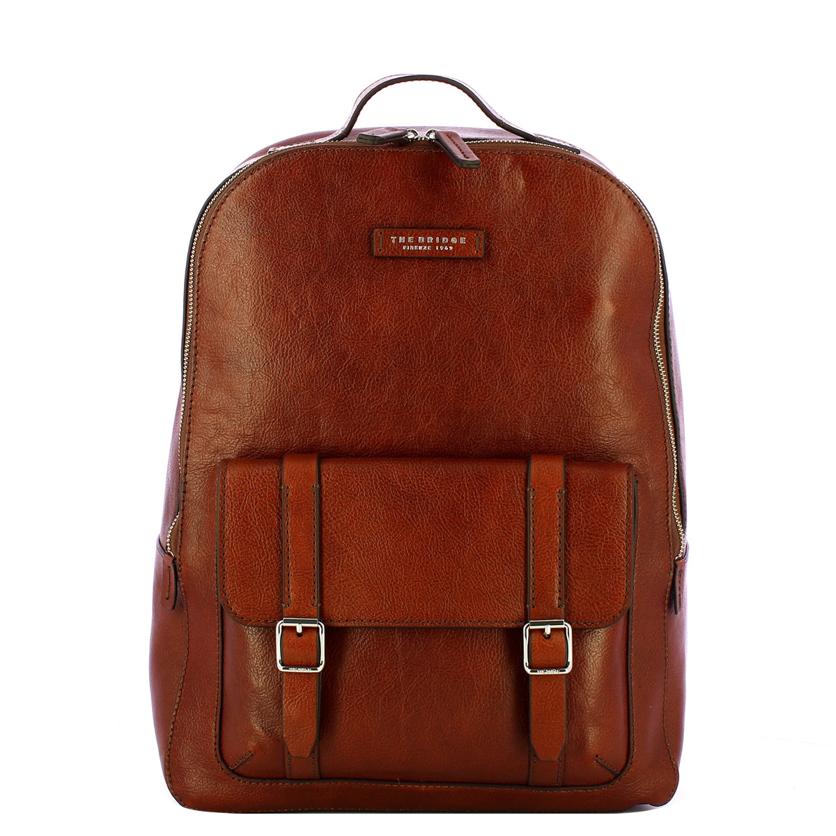 The Bridge - Cesare Marrone Backpack - 461525D9 - MARRONE/PALLADIO/NICKEL