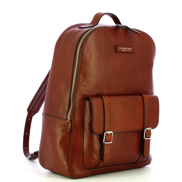 The Bridge - Cesare Marrone Backpack - 461525D9 - MARRONE/PALLADIO/NICKEL