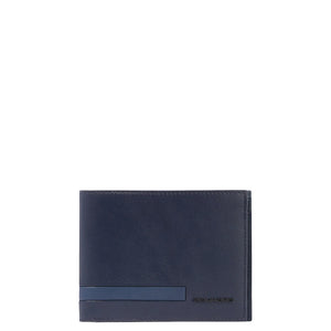 Piquadro - Wallet with coin pouch and RFID Blu - PU257S133R - BLU