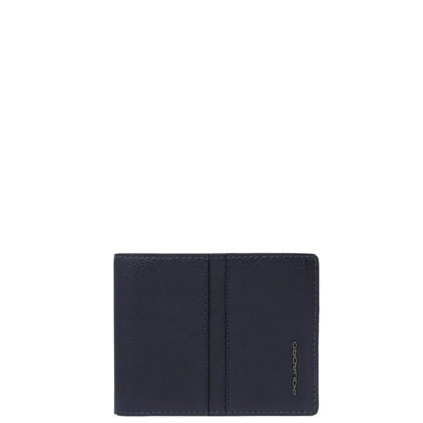 Piquadro - Hedley Blu Wallet with coin pouch and RFID - PU4518W130R - BLU