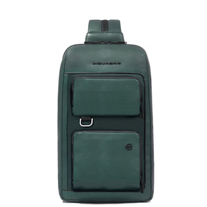 Piquadro - Liko Verde Mono Sling Bag - CA6441W131 - VERDE