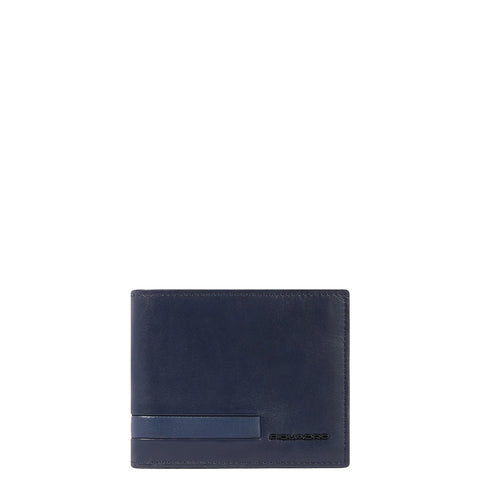 Piquadro - Portafoglio con porta documenti RFID Blu - PU4518S133R - BLU