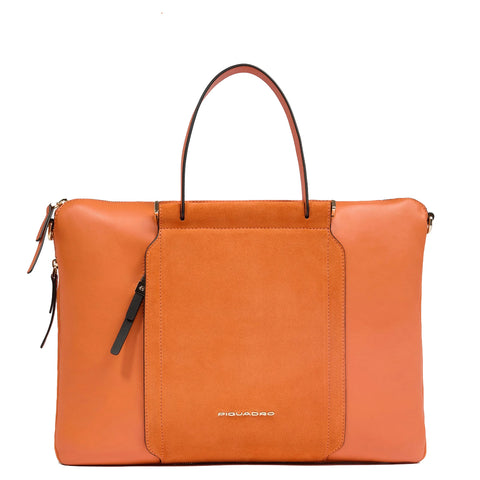 Piquadro - Cricle Arancione Expandable 15.6 laptop Briefcase - CA4021W92 - ARANCIONE