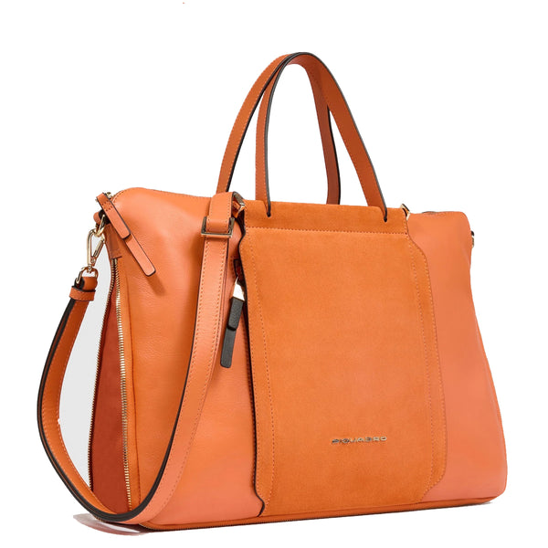 Piquadro - Cricle Arancione Expandable 15.6 laptop Briefcase - CA4021W92 - ARANCIONE