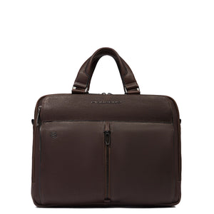 Piquadro - Hedley Testa Moro 15.6 Laptop Briefcase - CA4098W130 - TESTA/MORO