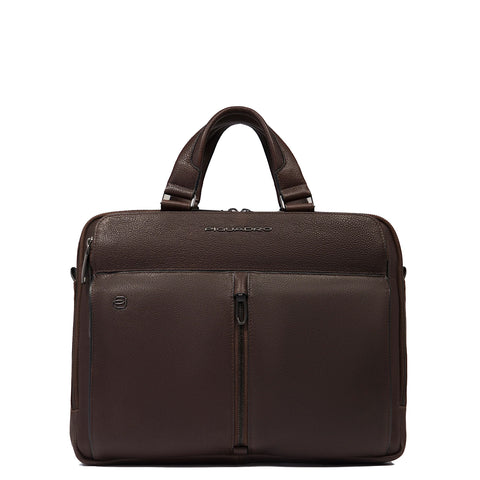 Piquadro - Hedley Testa Moro 15.6 Laptop Briefcase - CA4098W130 - TESTA/MORO