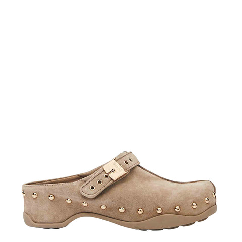 Scholl - Sabot Pescura Phoebe Dark Beige - SL.F322992361 - DARK/BEIGE